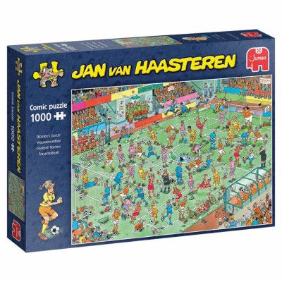 Jan Van Haasteren Women’s Soccer Pussel 1000 bitar - Jan Van Haasteren -  Leksaksaffären