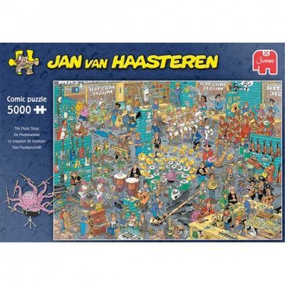 Jumbo - Pussel Jigsaw Jan Van Haasteren De Muziekwinkel 5000 Delar