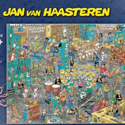 Jumbo - Pussel Jigsaw Jan Van Haasteren De Muziekwinkel 5000 Delar