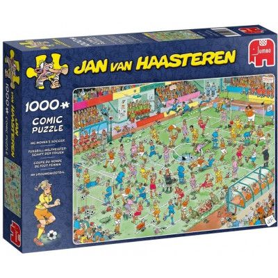JvH WC Womens Soccer Pussel 1000 bitar 19091 - Jan Van Haasteren -  Leksaksaffären
