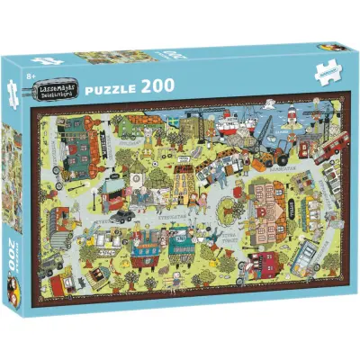 Lassemaja Valleby Pussel 200 bitar - Lassemaja -  Leksaksaffären