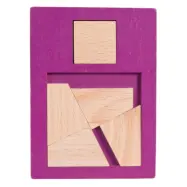 Luckfyllare Lila stor kvadrat Svårighetsgrad 2/5 - Leksaksaffären -  Leksaksaffären