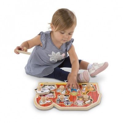 Melissa&Doug, Bondgårdspussel Jumbo 8 st Bitar
