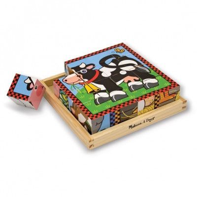 Melissa&Doug, Djur Kub Pussel