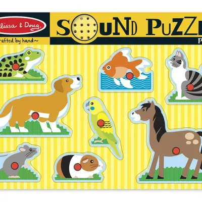 Melissa&Doug, Husdjur Ljud Pussel