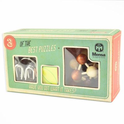 Mensa IQ-pussel Set 3-pack - Leksaksaffären -  Leksaksaffären