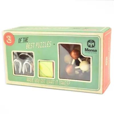 Mensa IQ-pussel Set 3-pack - Leksaksaffären -  Leksaksaffären