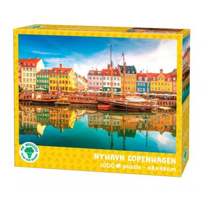 Mr Broccoli Nyhavn Copenhagen Pussel 1000 bitar - Mr Broccoli -  Leksaksaffären