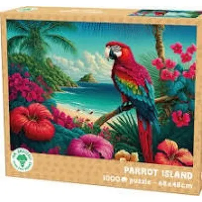 Mr Broccoli Parrot Island Pussel 1000 bitar - Mr Broccoli -  Leksaksaffären