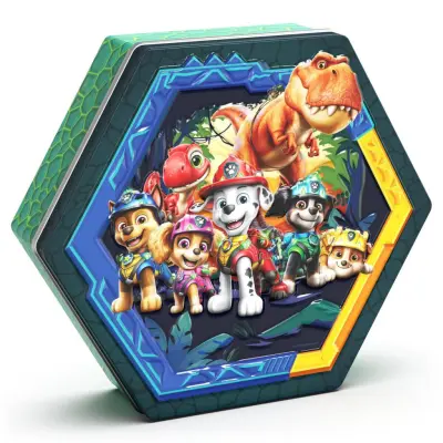 Paw Patrol Dino Plåtlåda med 3 Pussel - Paw Patrol -  Leksaksaffären