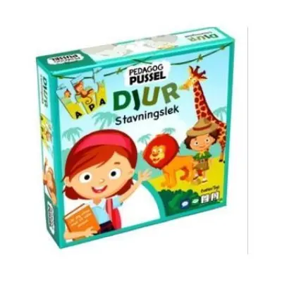 Pedagog Pussel Djur Stavningslek - Barbo Toys -  Leksaksaffären