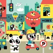 Petit Monkey - Pussel"In The City"48 Bitar