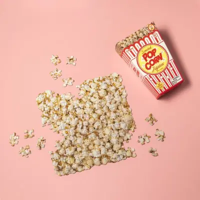 Popcorn Pussel med Lukt