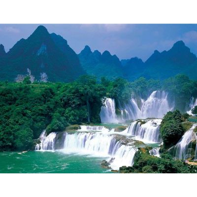 Pussel 280 bitar Flera olika motiv : Model - Vattenfall