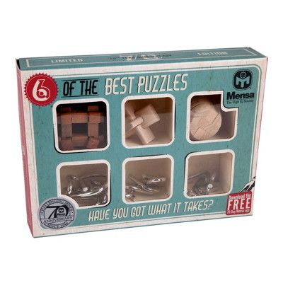 Pussel 6-in-1 Mensa IQ - 6-pack