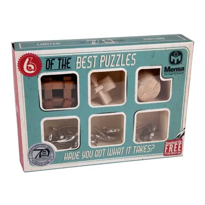 Pussel 6-in-1 Mensa IQ - 6-pack