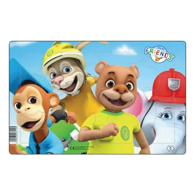 Pussel Vännernas Stad Karakterer