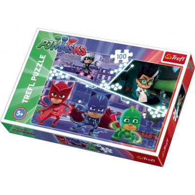 Pyjamashjältarna Pussel 100 bitar 16334
