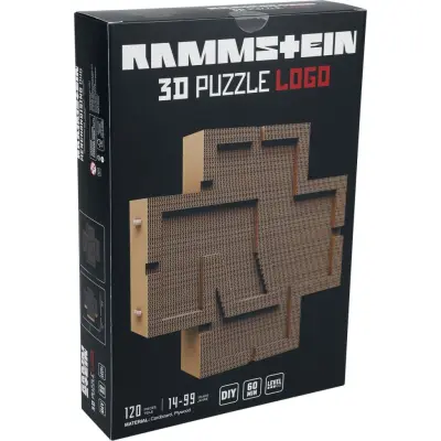 Rammstein Pussel - 3D Puzzle - Logo - för