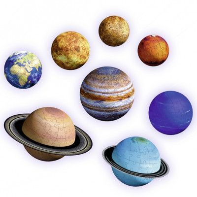 Ravensburger - 3D Puzzle Solar System 27/54/72/108 Bitar