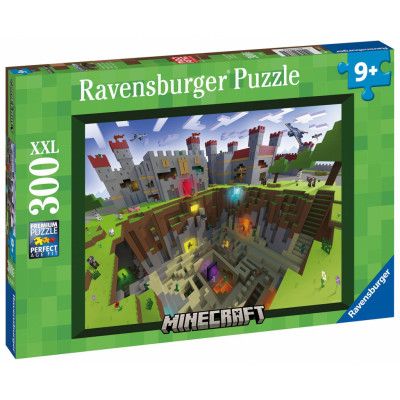 Ravensburger Minecraft Cutaway Pussel 300 bitar XXL - Minecraft -  Leksaksaffären