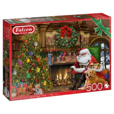 Santa by the Christmas tree Pussel 500 bitar 11311 - Jumbo -  Leksaksaffären