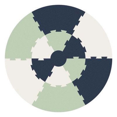 Sebra lekmatta pussel, meadow green