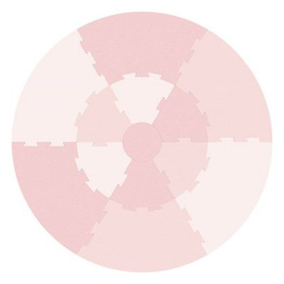 Sebra lekmatta pussel, rosa