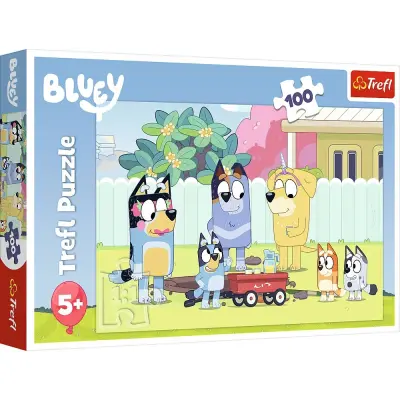 Trefl Bluey Pussel 100 bitar 16471 - Bluey -  Leksaksaffären