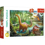 Trefl Dinosaurier Pussel 60 bitar 17319 - Trefl -  Leksaksaffären