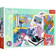 Trefl Disney Stitch Pussel 100 bitar 16473