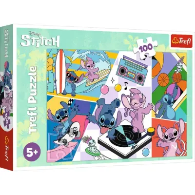 Trefl Disney Stitch Pussel 100 bitar 16473 - Stitch -  Leksaksaffären