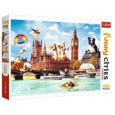 Trefl Dogs in London Pussel 1000 bitar 10596