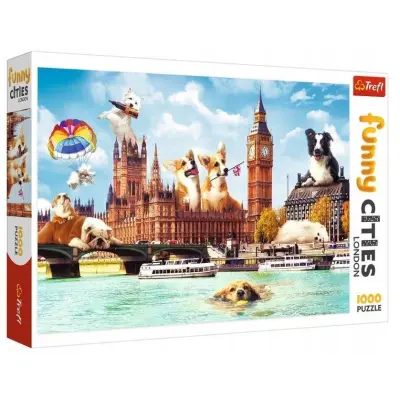 Trefl Dogs in London Pussel 1000 bitar 10596