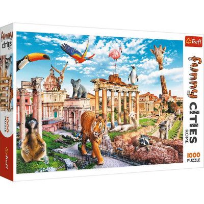 Trefl Funny Cities Wild Rome Pussel 1000 bitar 10600