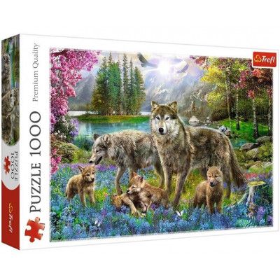 Trefl Lupine Family Vargar Pussel 1000 bitar 10558