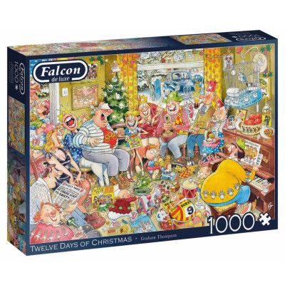 Twelve Days of Christmas Pussel 1000 bitar 11279 - Jumbo -  Leksaksaffären