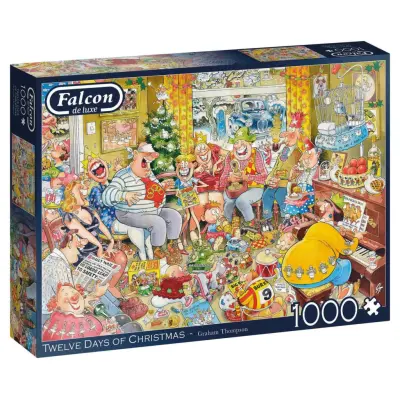 Twelve Days of Christmas Pussel 1000 bitar 11279 - Jumbo -  Leksaksaffären