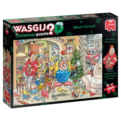 Wasgij Christmas 3 Short Circuit Pussel 1000 bitar