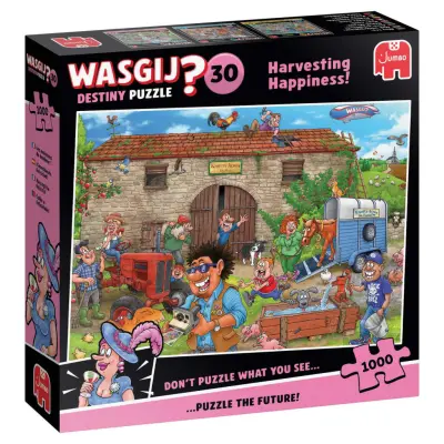 Wasgij Destiny 30 Harvesting Happiness Pussel 1000 bitar - Wasgij -  Leksaksaffären