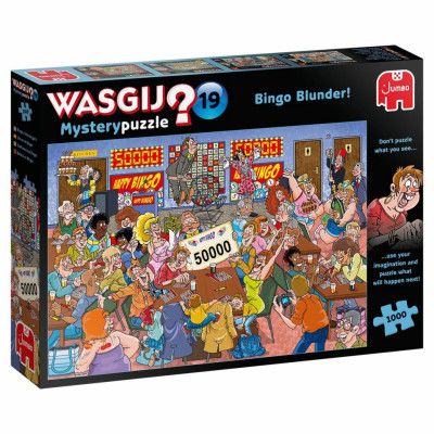 Wasgij Mystery 19 Bingo Blunder Pussel 1000 bitar 19182 - Wasgij -  Leksaksaffären