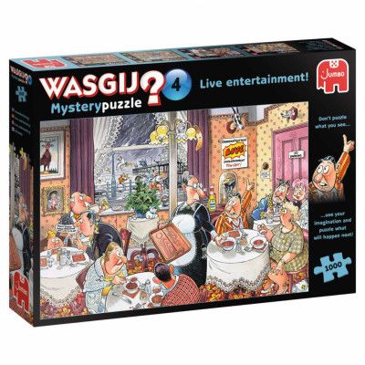 Wasgij Mystery 4 Live Entertainment! Pussel 1000 bitar - Wasgij -  Leksaksaffären