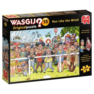 Wasgij Original 15 Run like the Wind! Pussel 1000 bitar - Wasgij -  Leksaksaffären
