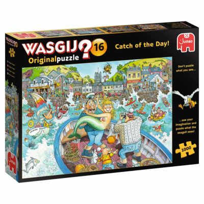 Wasgij Original 16 Catch of the Day! Pussel 1000 bitar - Wasgij -  Leksaksaffären