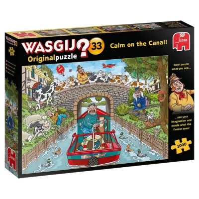 Wasgij Original 33 Calm on the Canal 1000 bitar 19173 - Wasgij -  Leksaksaffären