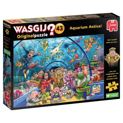 Wasgij Original 43 Aquarium Antics Pussel 1000 bitar