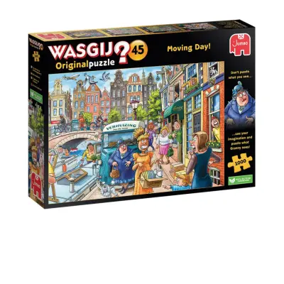 Wasgij Original 45 Moving Day! Pussel 1000 bitar - Wasgij -  Leksaksaffären