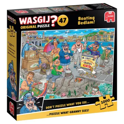 Wasgij Original 47 Boating Bedlam Pussel 1000 bitar - Wasgij -  Leksaksaffären