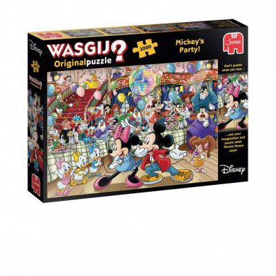 Wasgij Original Disney Mickeys Party Pussel 1000 bitar - Wasgij -  Leksaksaffären
