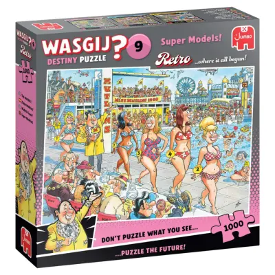Wasgij Retro Destiny 9 Super Models! Pussel 1000 bitar - Wasgij -  Leksaksaffären